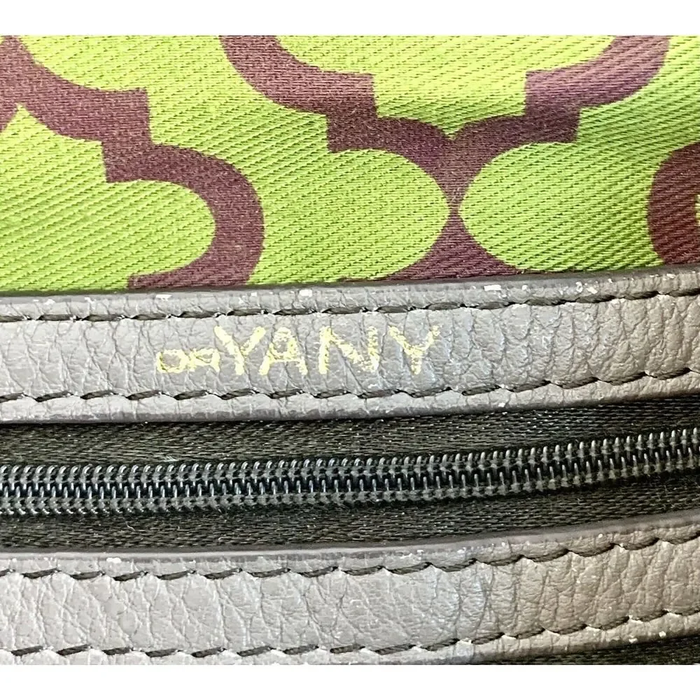 orYANY MULTI BEIGE GRAY GENUINE LEATHER MESSENGER X-BODY SHOULDER BAG HANDBAG